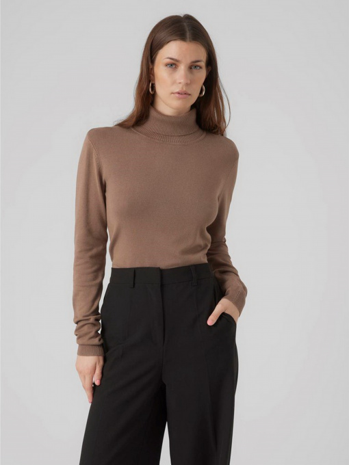 Водолазка Vero Moda модель 10231630_Brown Lentil Фото