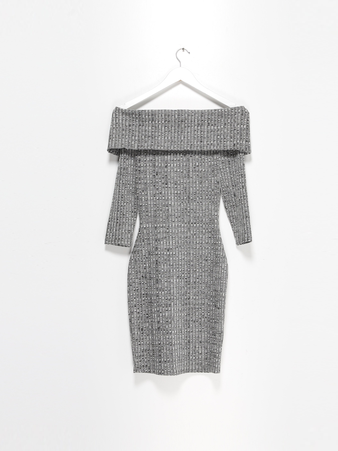 Платье миди Vero Moda модель 316161023105_сірий комб. Фото