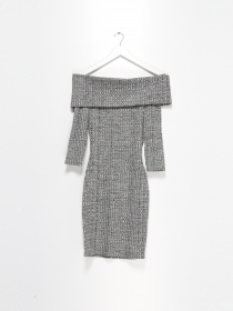 Платье миди Vero Moda модель 316161023105_сірий комб. Фото