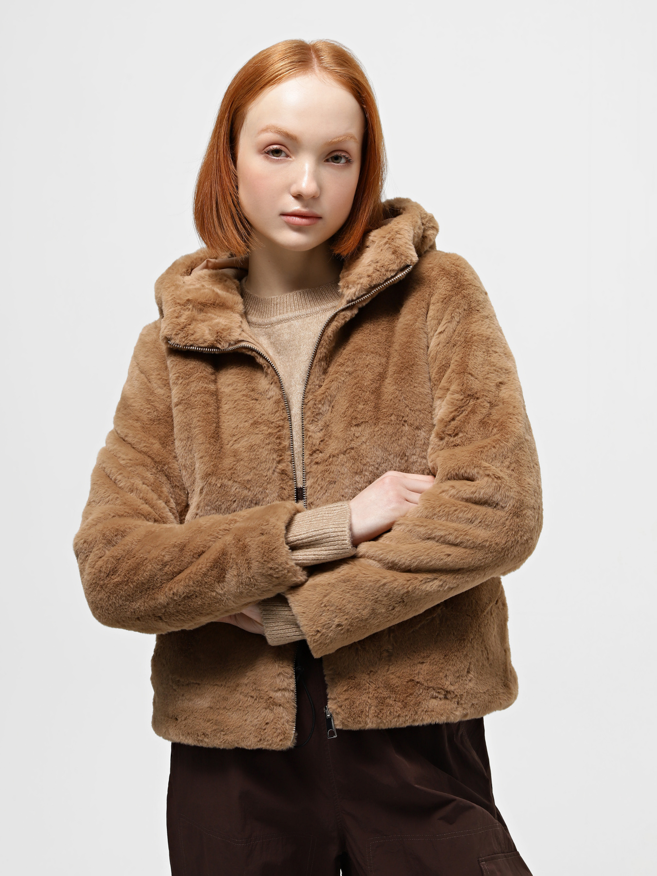 Шуба Vero Moda модель 10289366_Tigers Eye Фото