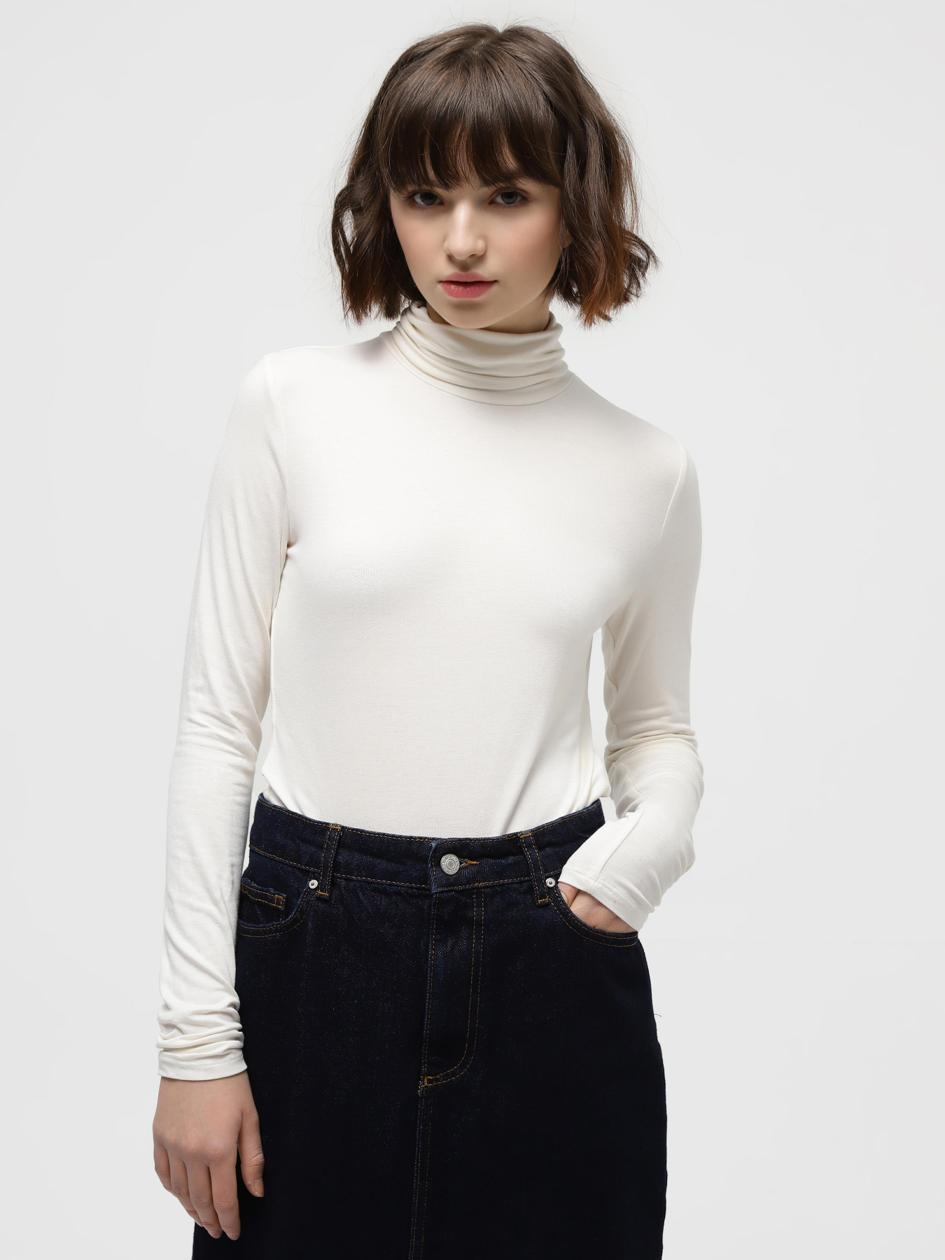 Водолазка Vero Moda модель 10293803_Snow White Фото