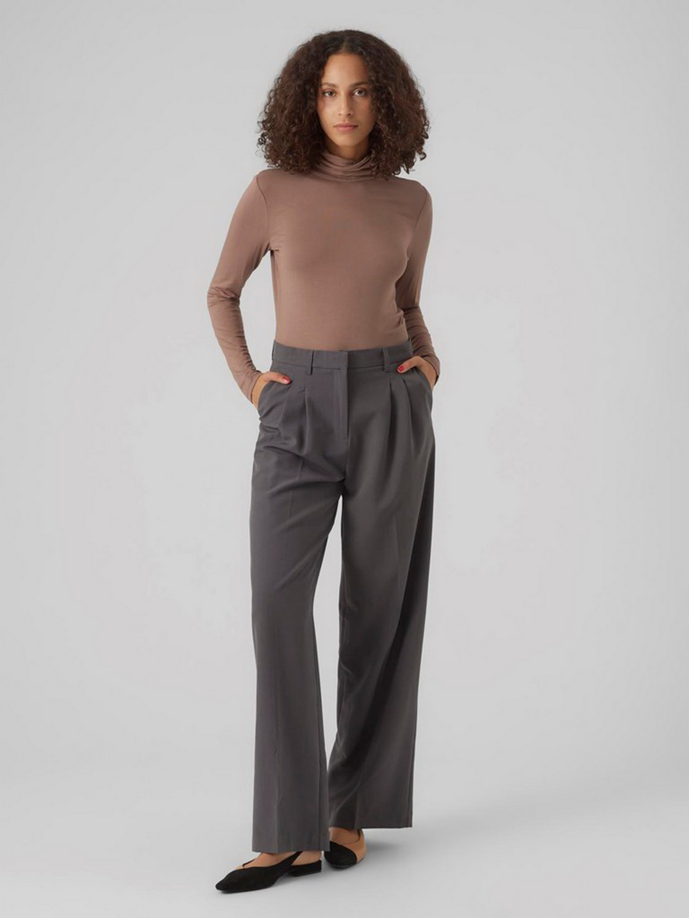 Водолазка Vero Moda модель 10293803_Brown Lentil Фото