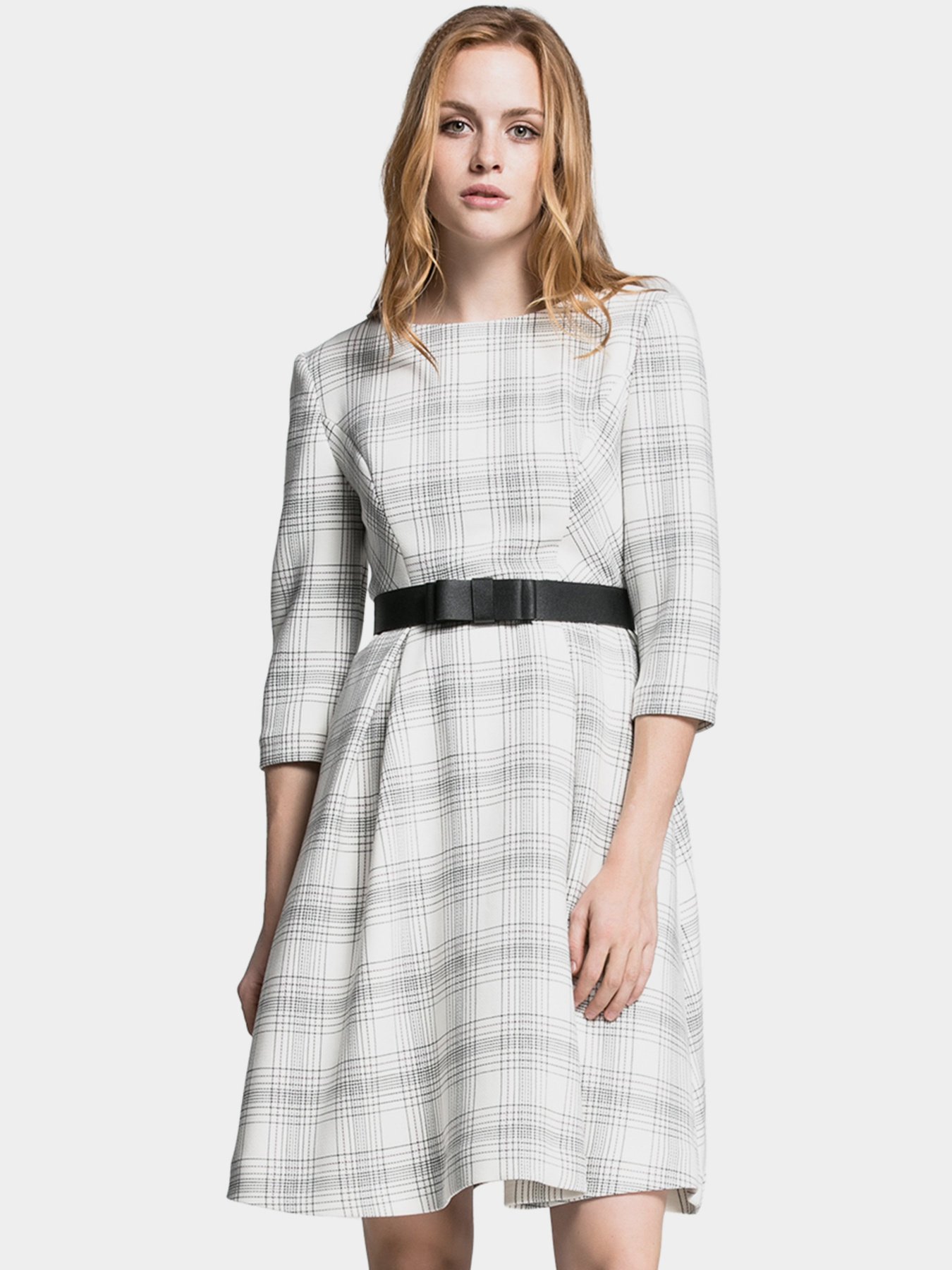 Платье миди Vero Moda модель 31617C001023_білий комб. Фото