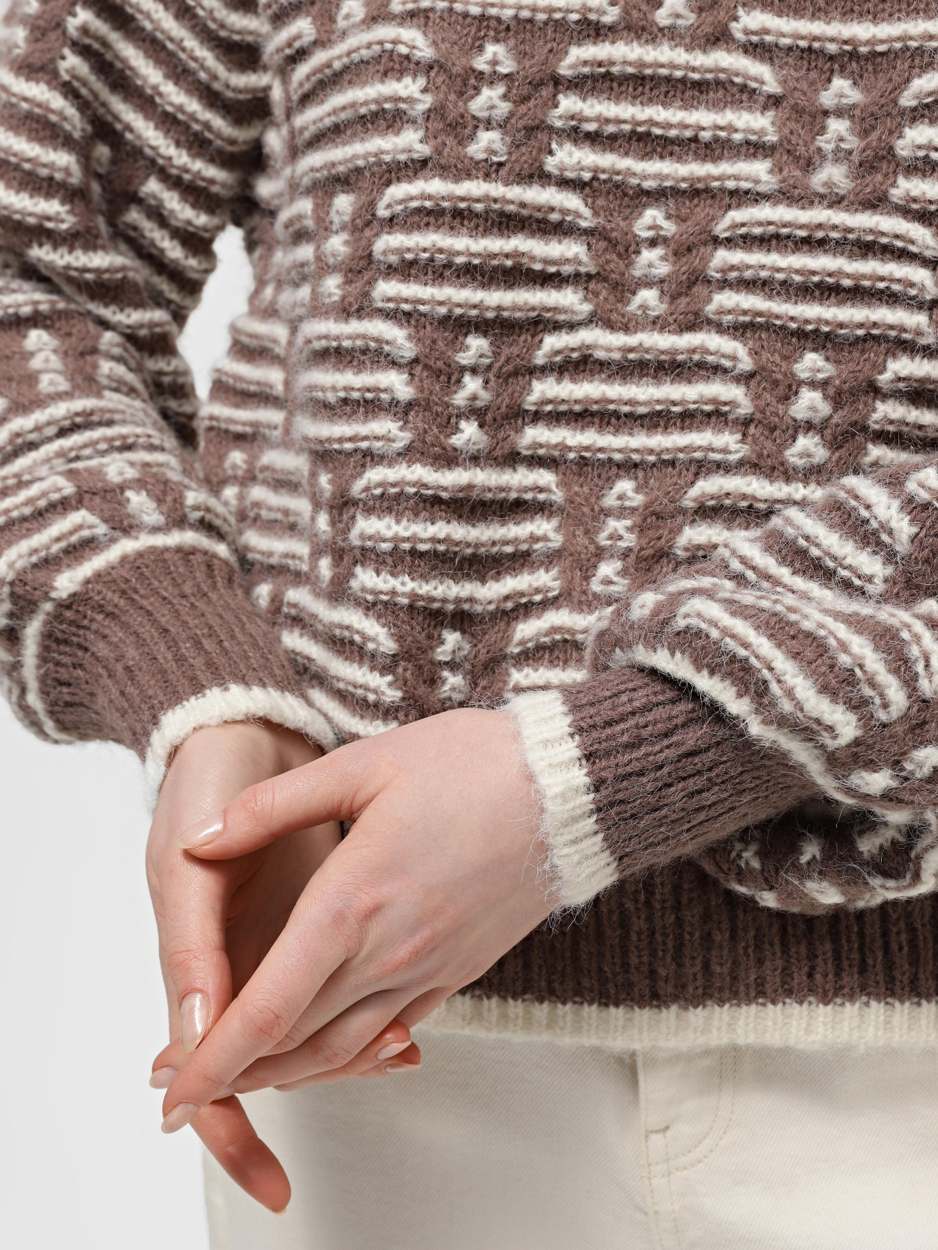 Джемпер Vero Moda модель 10294698_Brown Lentil Фото