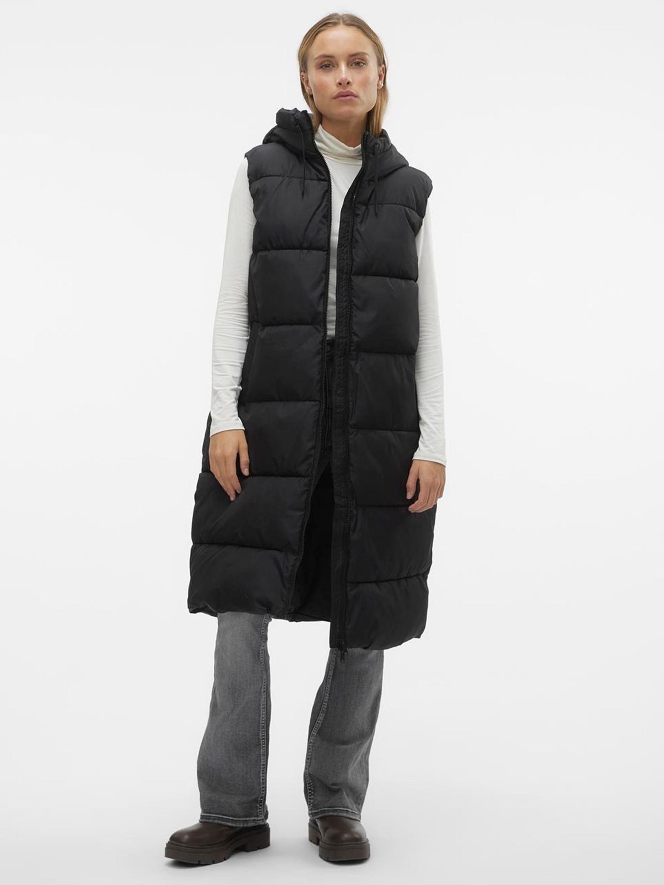 Жилет з утеплювачем Vero Moda модель 10298757_Grey Pinstripe Фото