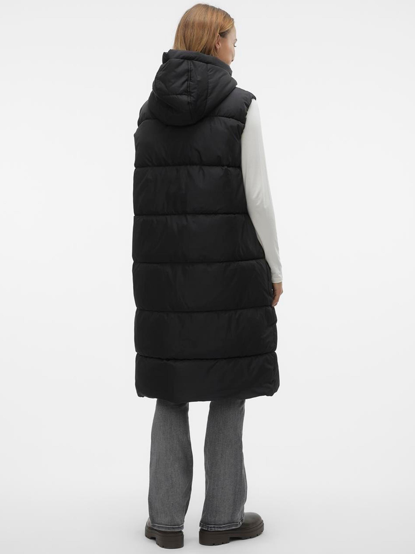 Утеплений жилет Vero Moda модель 10298757_Grey Pinstripe Фото