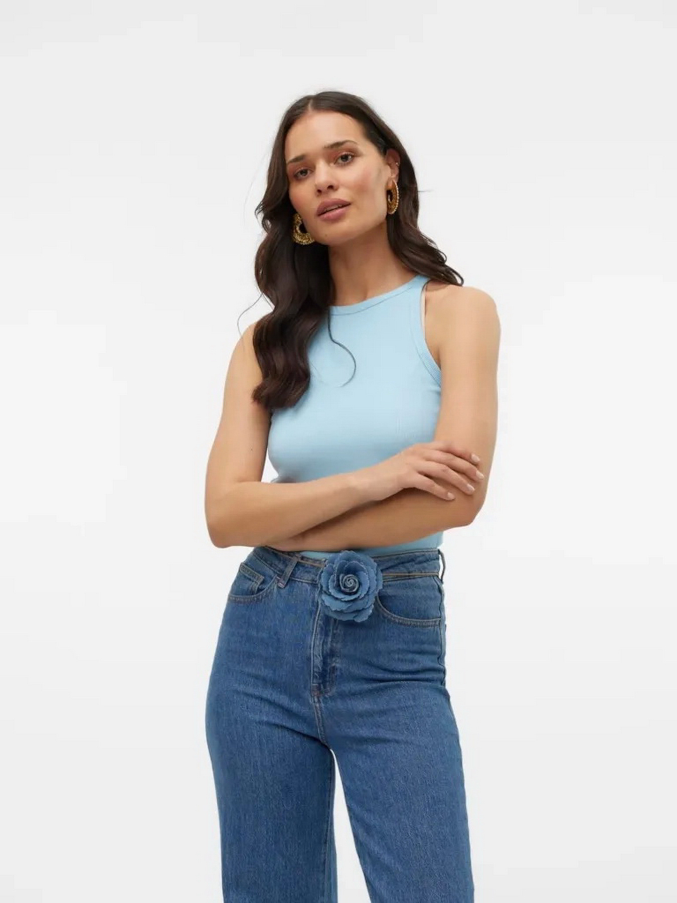 Майка Vero Moda модель 10306896_Cool Blue Фото