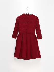 Платье миди Vero Moda модель 31617C003073_бордовий Фото