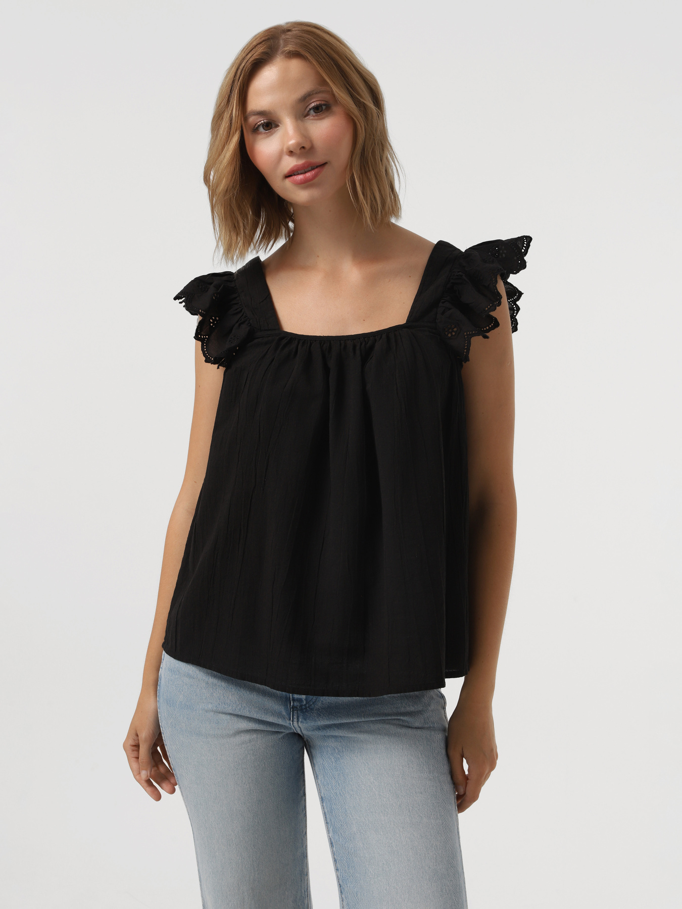 Майка Vero Moda модель 10322478_Black Майка Vero Moda модель 10322478_Black Фото