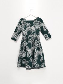 Платье миди Vero Moda модель 31617C014040_зелений комб. Фото