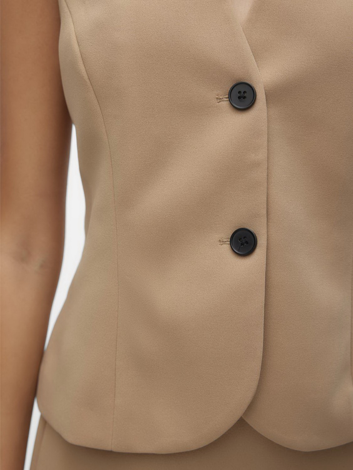 Жилет классический Vero Moda модель 10323459_Silver Mink Фото