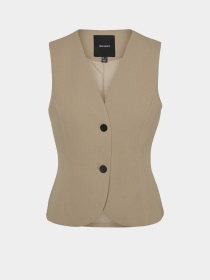 Жилет классический Vero Moda модель 10323459_Silver Mink Фото