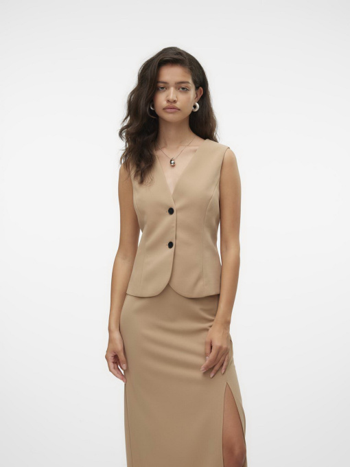 Классический жилет Vero Moda модель 10323459_Silver Mink Фото