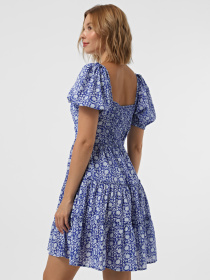 Платье мини Vero Moda модель 10323902_Dresden Blue FLOWER Фото