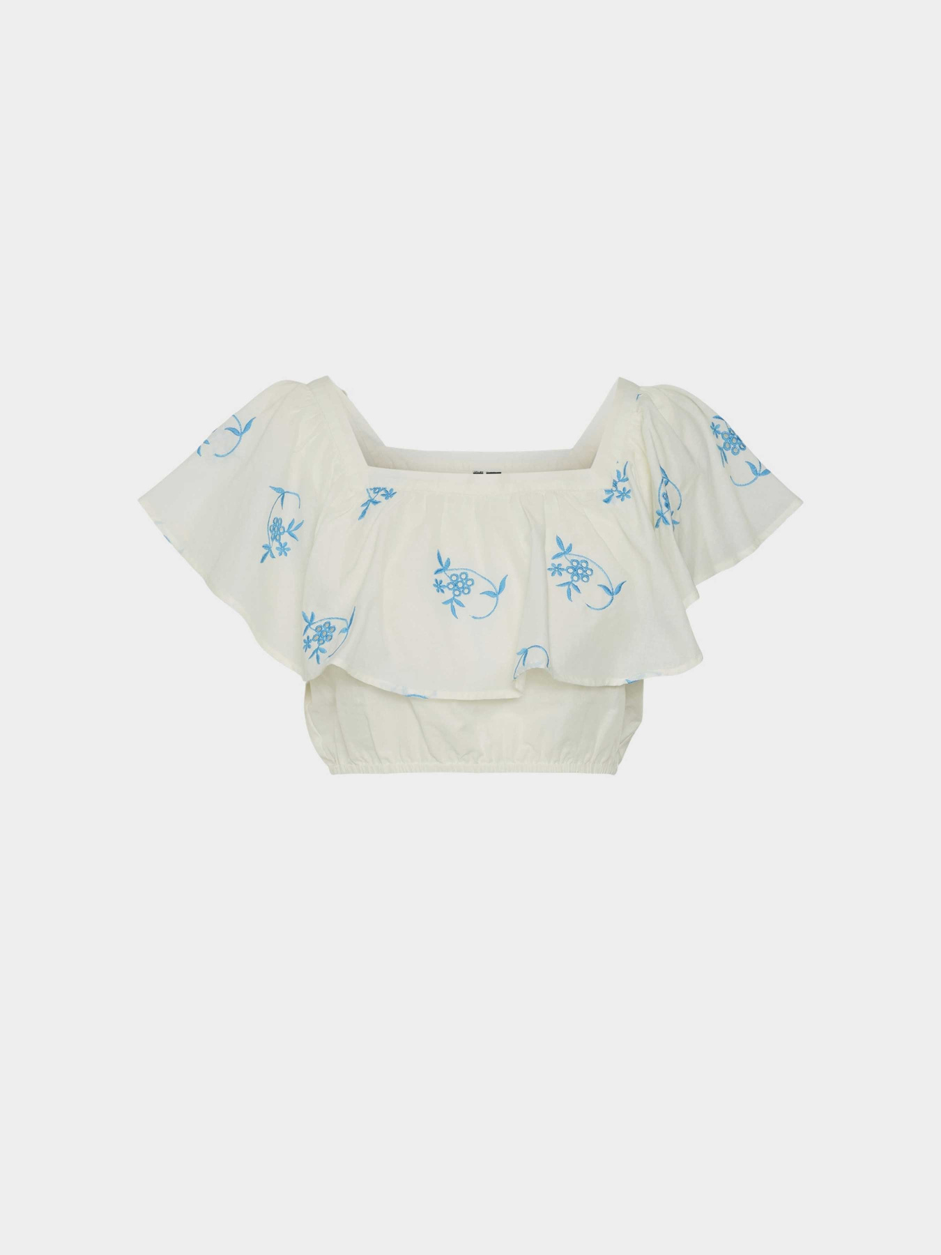 Топ Vero Moda модель 10324193_Pearled Ivory DRESDEN BLUE Фото