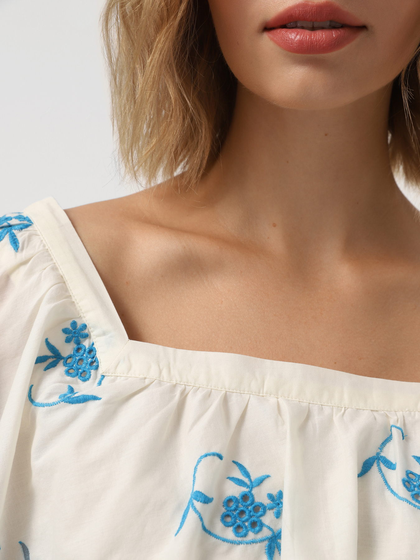 Топ Vero Moda модель 10324193_Pearled Ivory DRESDEN BLUE Топ Vero Moda модель 10324193_Pearled Ivory DRESDEN BLUE Фото