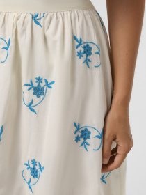 Юбка миди Vero Moda модель 10324195_Pearled Ivory DRESDEN BLUE Фото