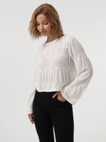 Блуза Vero Moda Модель 10324199_Snow White Фото