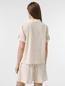 Блуза Vero Moda модель 10324161_Birch SILVER LURIX Блуза Vero Moda модель 10324161_Birch SILVER LURIX Фото