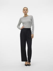 Лонгслів Vero Moda Модель 10315385_Snow White BLACK Фото