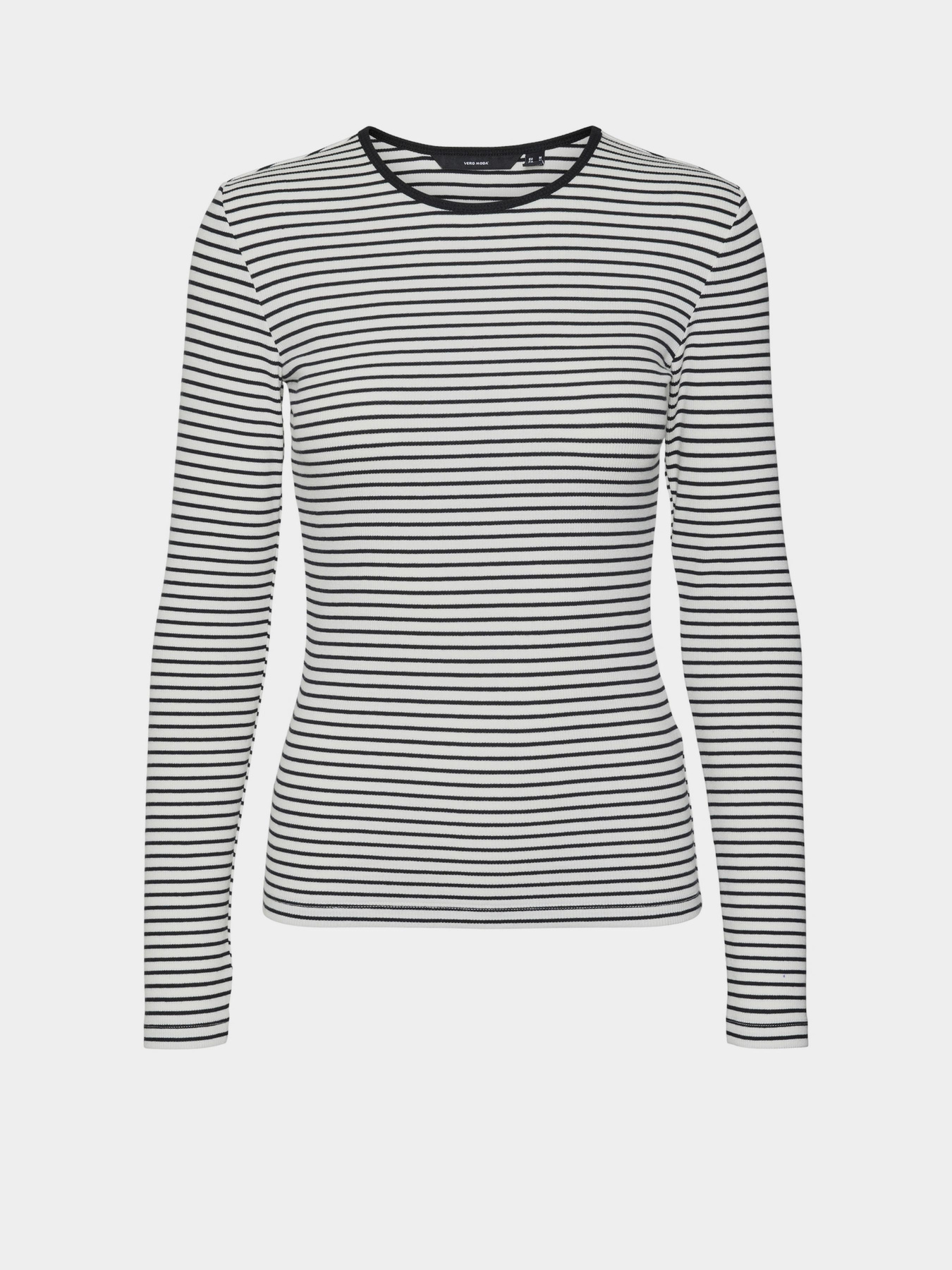 Лонгслів Vero Moda модель 10315385_Snow White BLACK Фото