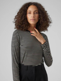 Лонгслив Vero Moda модель 10298360_Black BIRCH Фото