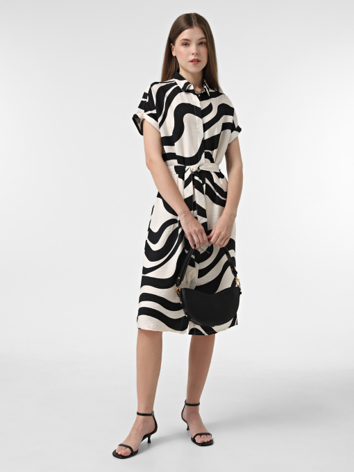 Платье миди Vero Moda модель 10321789_Black Graphic Фото