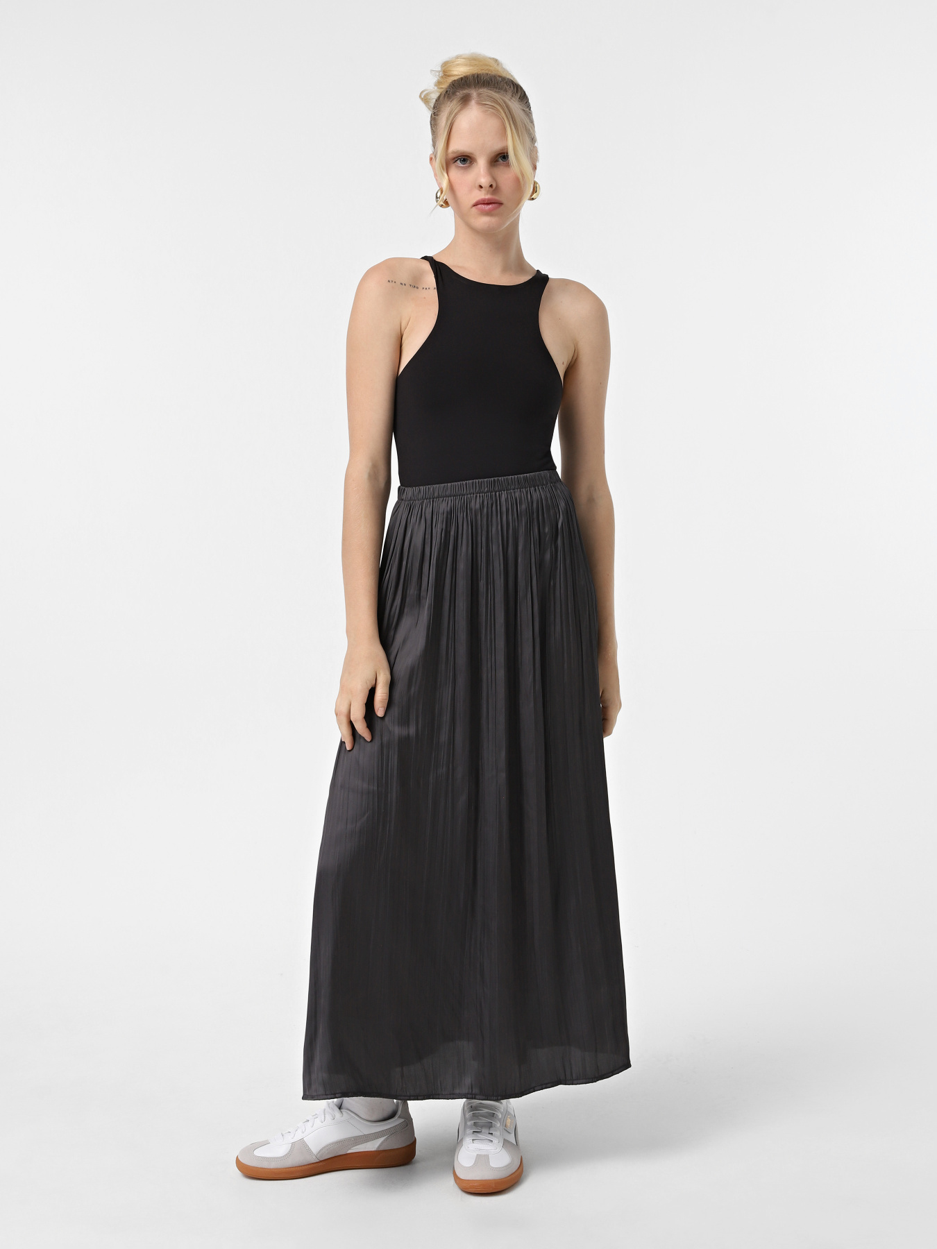 Спідниця максі Vero Moda модель 10314904_Asphalt Фото