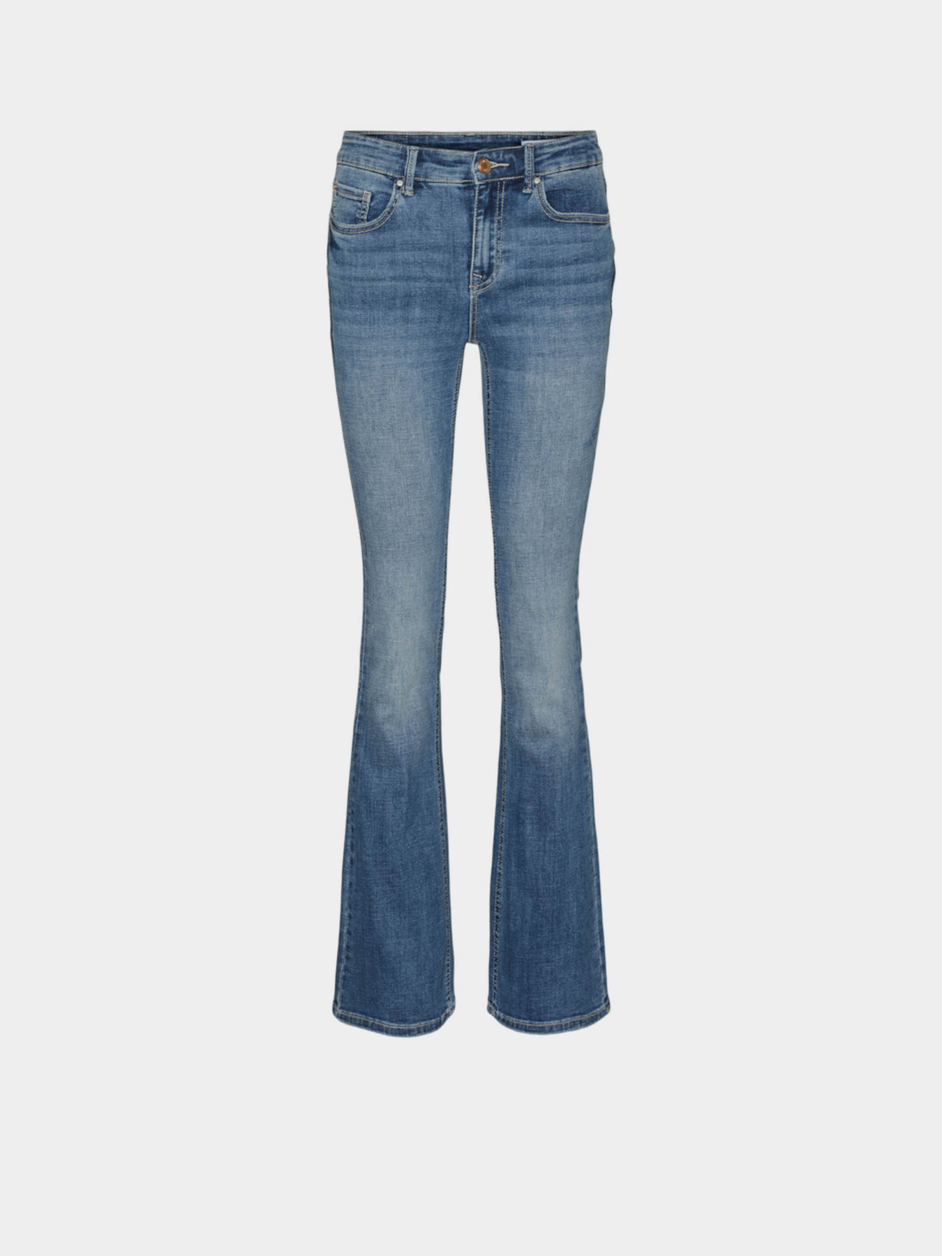 Расклешенные джинсы Vero Moda модель 10302478_Medium Blue Denim Фото