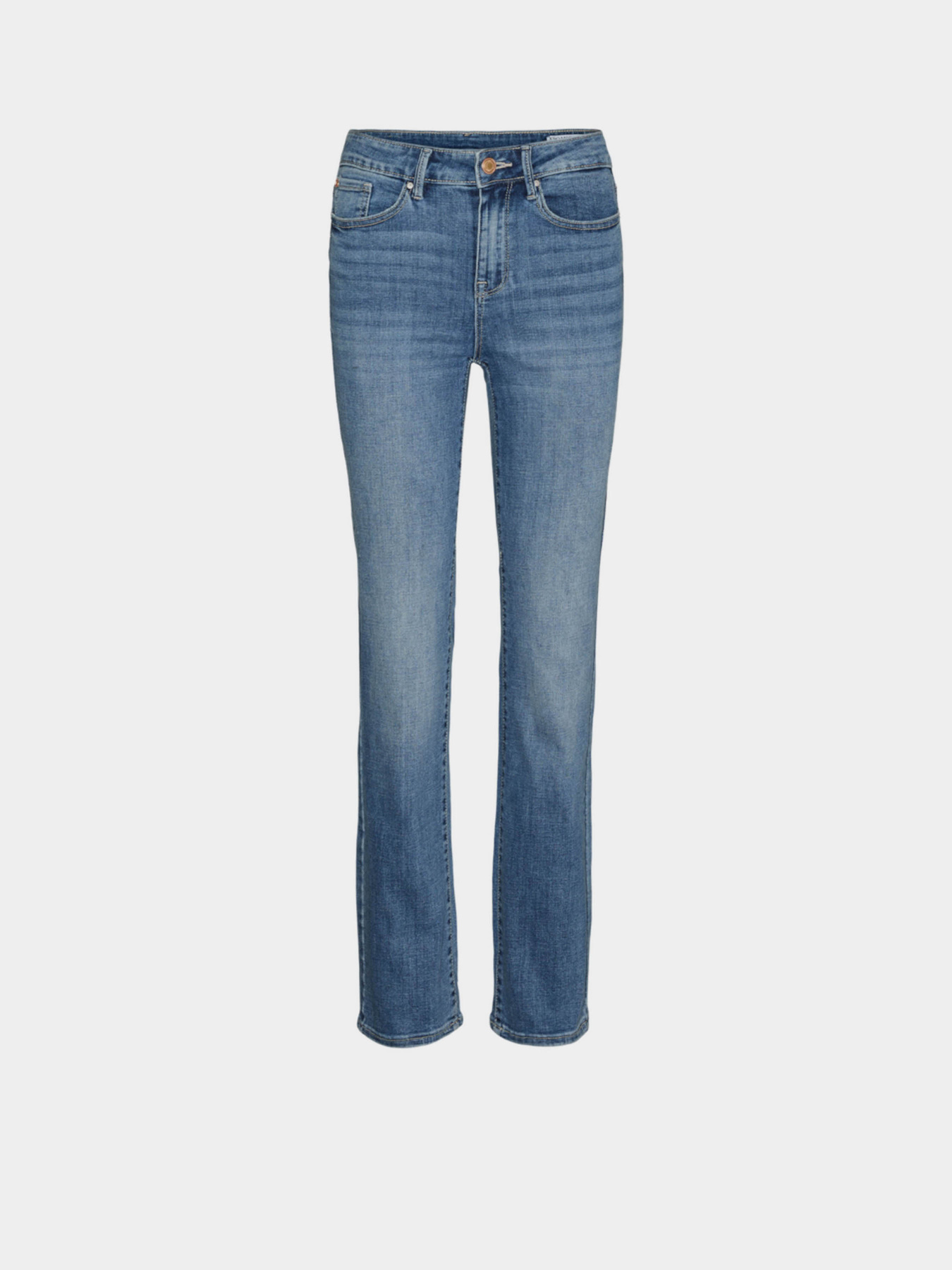 Прямі джинси Vero Moda модель 10306823_Medium Blue Denim Фото