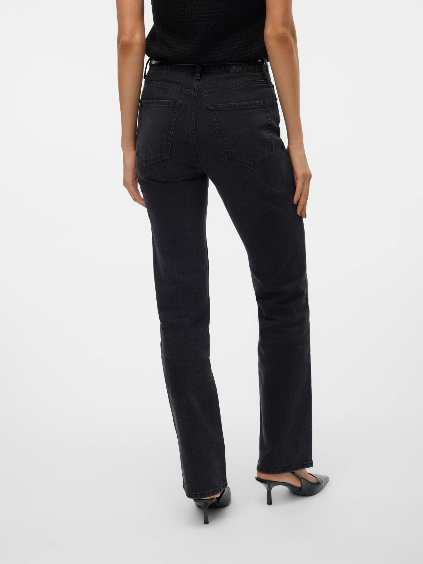Прямі джинси Vero Moda модель 10315432_Black Denim Фото
