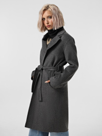 Пальто Vero Moda модель 10315046_Dark Grey Melange Фото