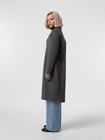 Пальто Vero Moda модель 10315046_Dark Grey Melange Фото