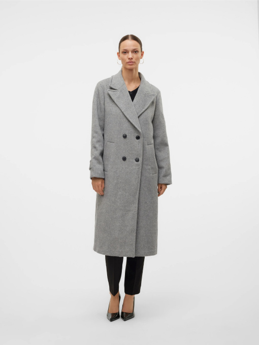 Пальто Vero Moda модель 10315047_Light Grey Melange Фото