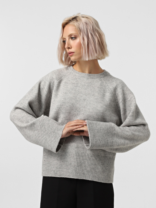 Джемпер Vero Moda модель 10315368_Light Grey Melange Фото