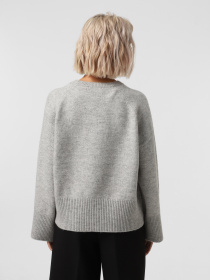 Джемпер Vero Moda модель 10315368_Light Grey Melange Джемпер Vero Moda модель 10315368_Light Grey Melange Фото