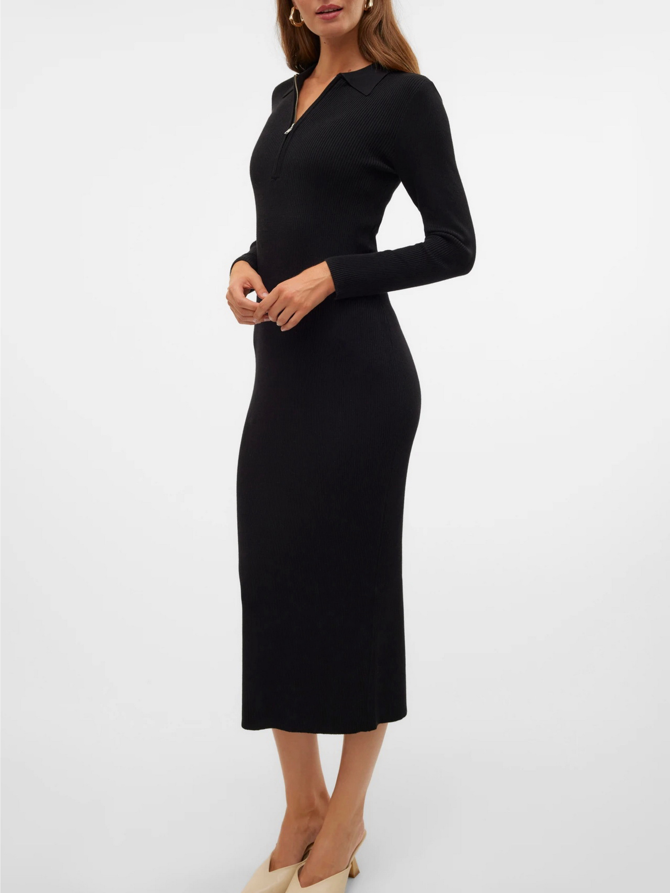 Платье миди Vero Moda модель 10315834_Black Фото