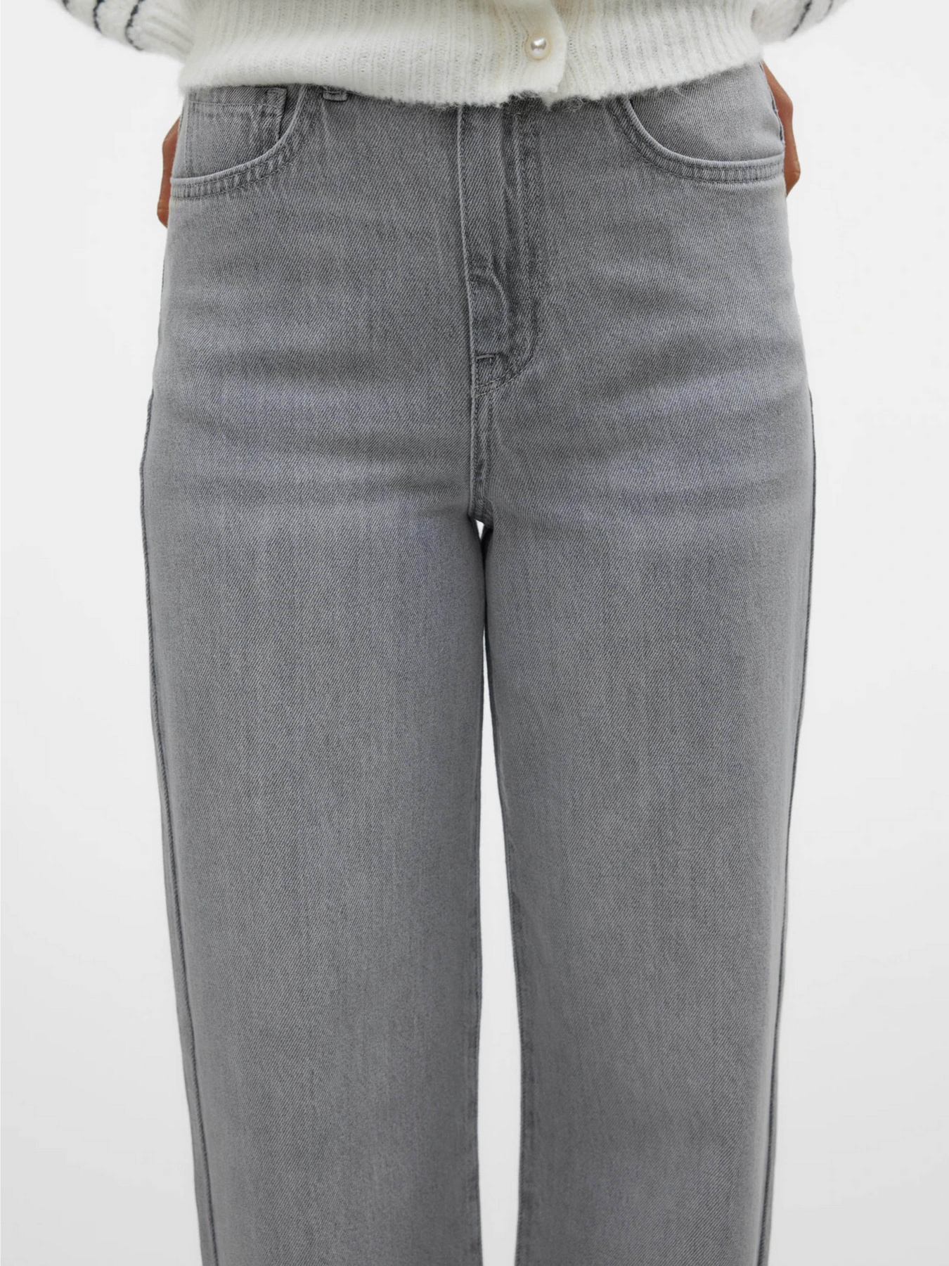 Прямі джинси Vero Moda модель 10316190_Medium Grey Denim Фото