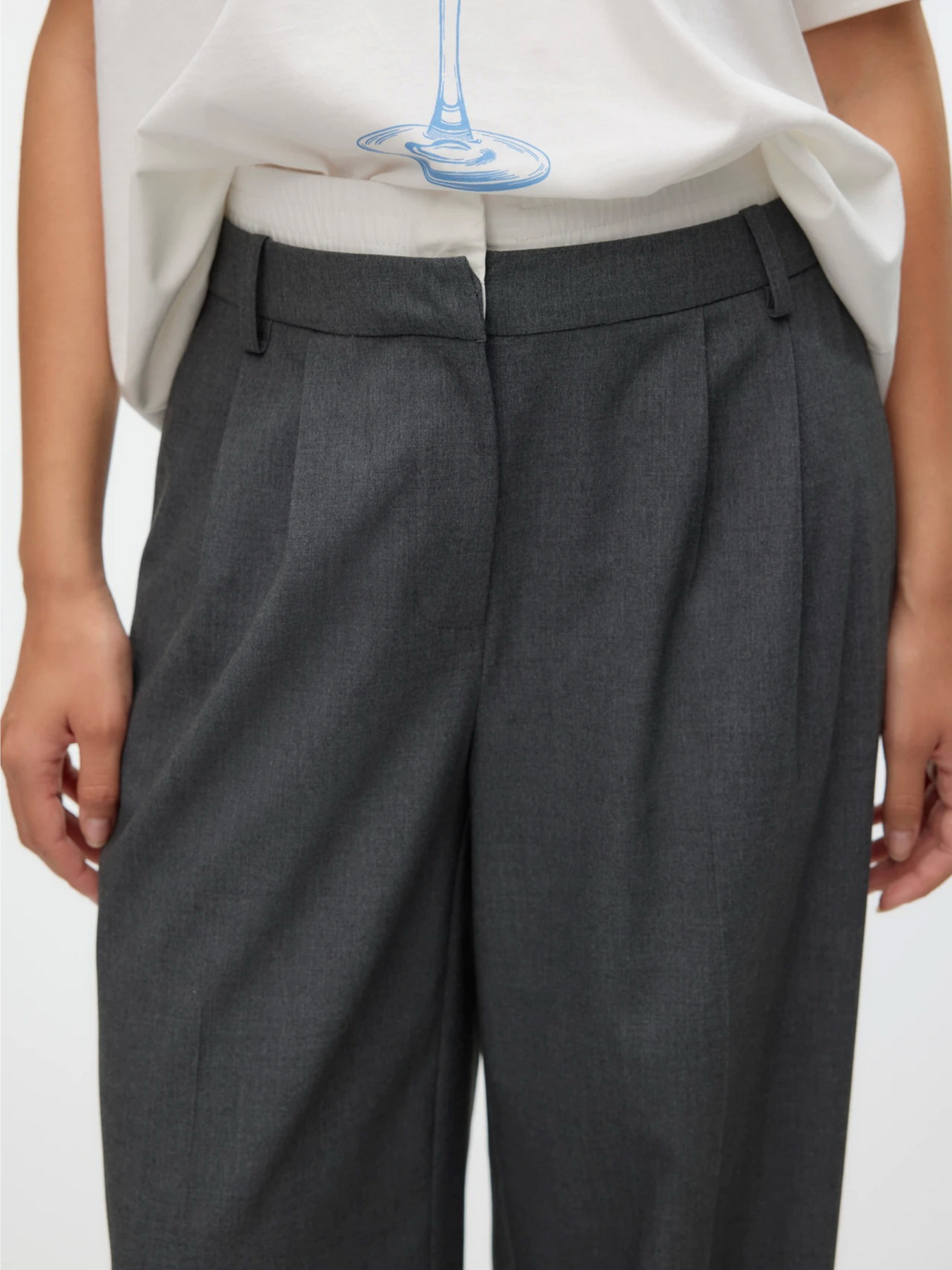 Штани палаццо Vero Moda модель 10318578_Dark Grey Melange Фото