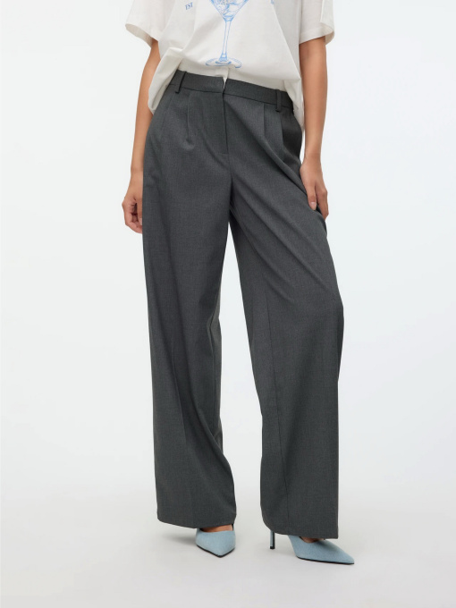 Палаццо Vero Moda модель 10318578_Dark Grey Melange Фото