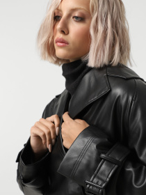 Шкіряна куртка Vero Moda модель 10326740_Black Фото