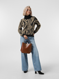 Светр Vero Moda модель 10314685_Black W. SILVER MINK Фото