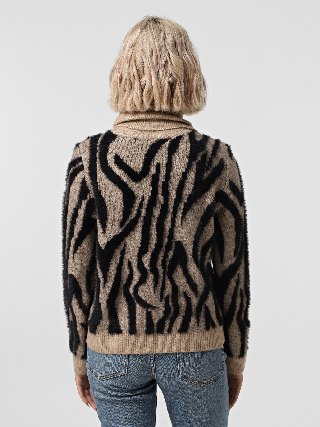 Свитер Vero Moda модель 10314685_Silver Mink W. BLACK Фото