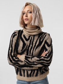 Свитер Vero Moda модель 10314685_Silver Mink W. BLACK Фото