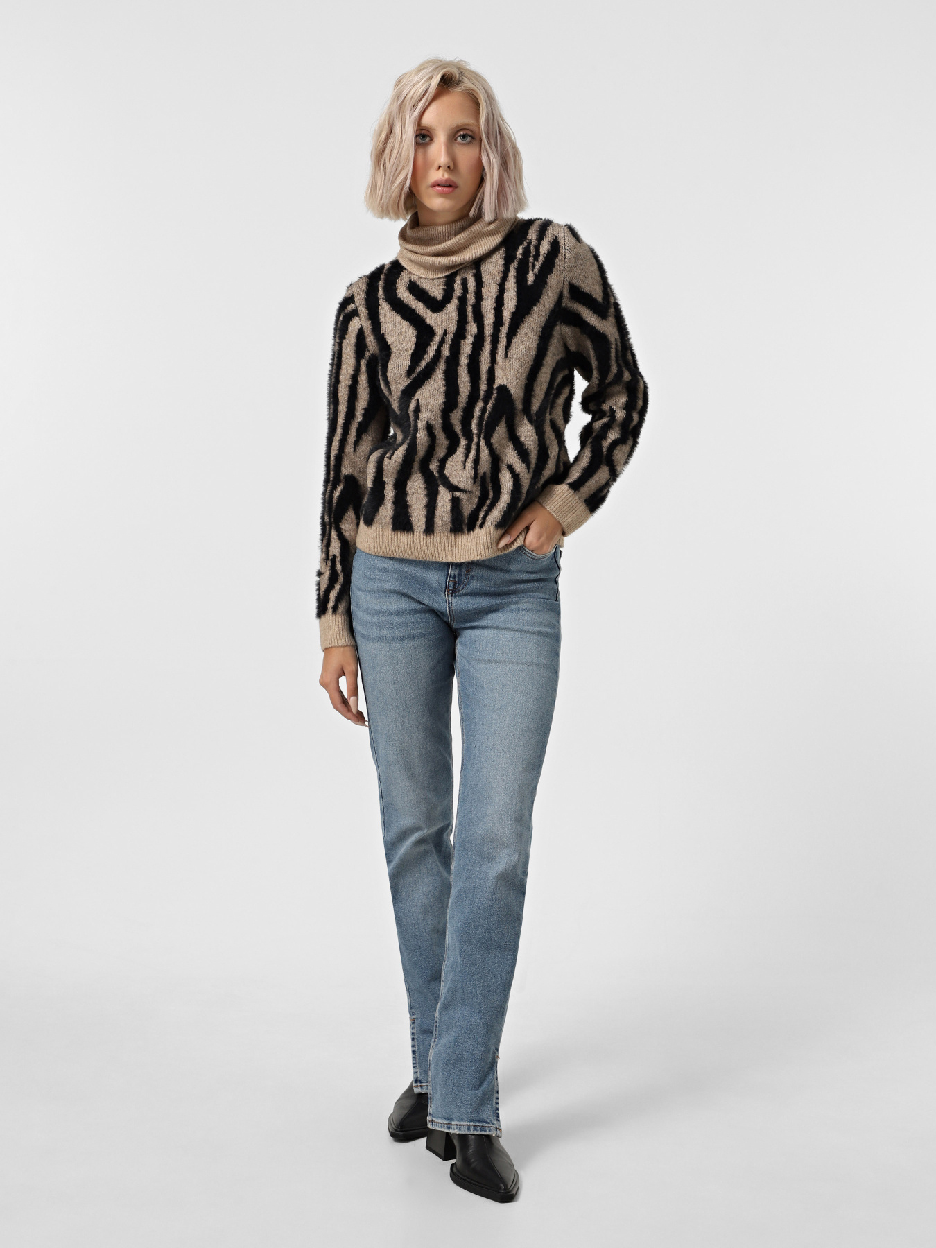 Свитер Vero Moda модель 10314685_Silver Mink W. BLACK Фото