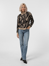 Свитер Vero Moda модель 10314685_Silver Mink W. BLACK Фото