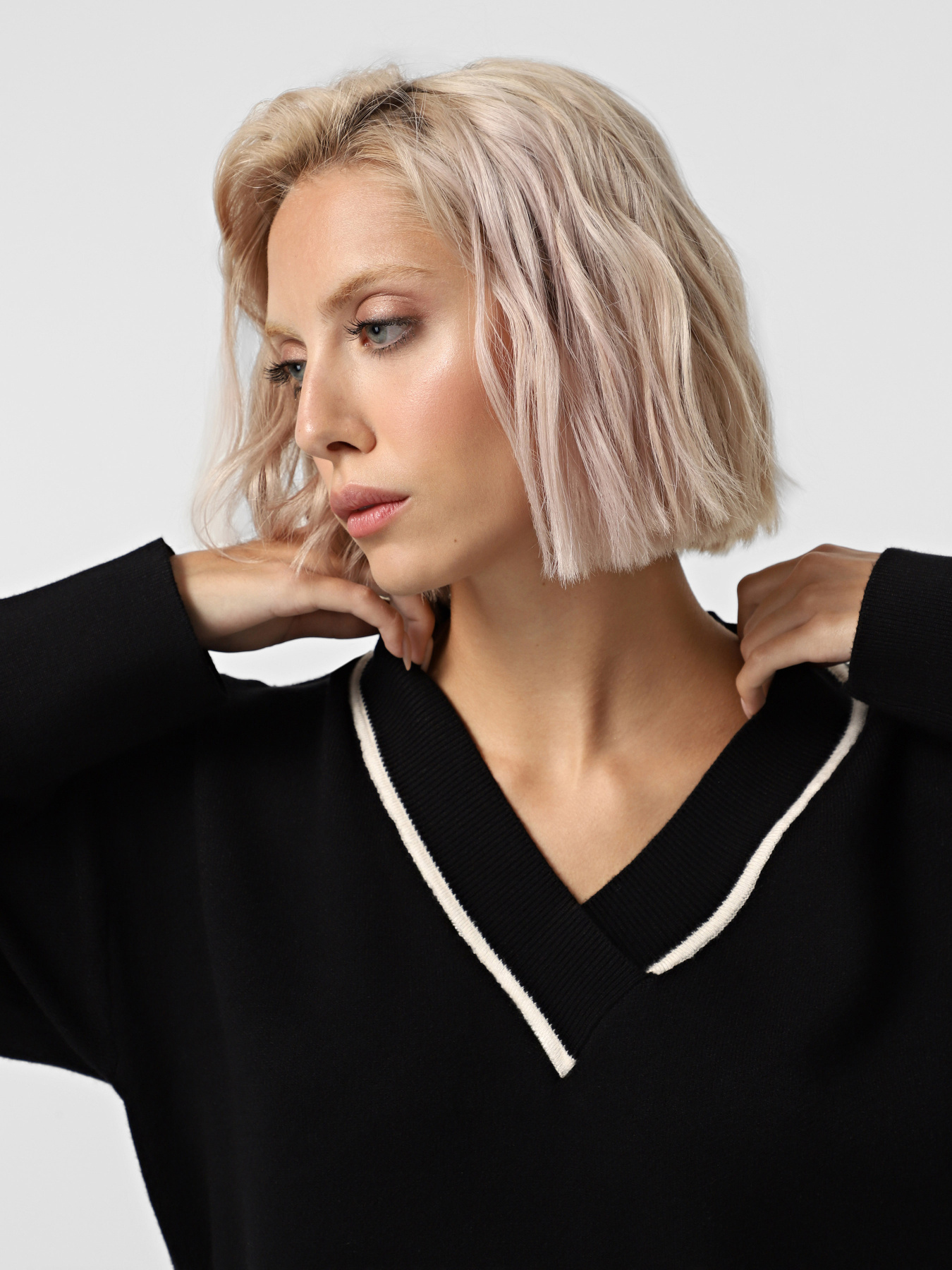 Джемпер Vero Moda модель 10314227_Black W. BIRCH Фото