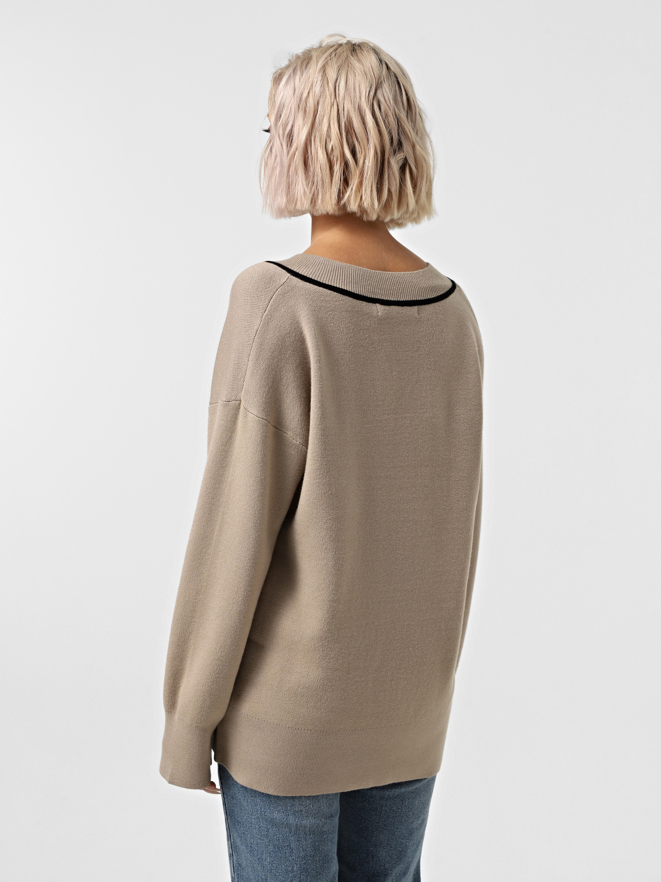 Джемпер Vero Moda модель 10314227_Silver Mink W. BLACK Фото