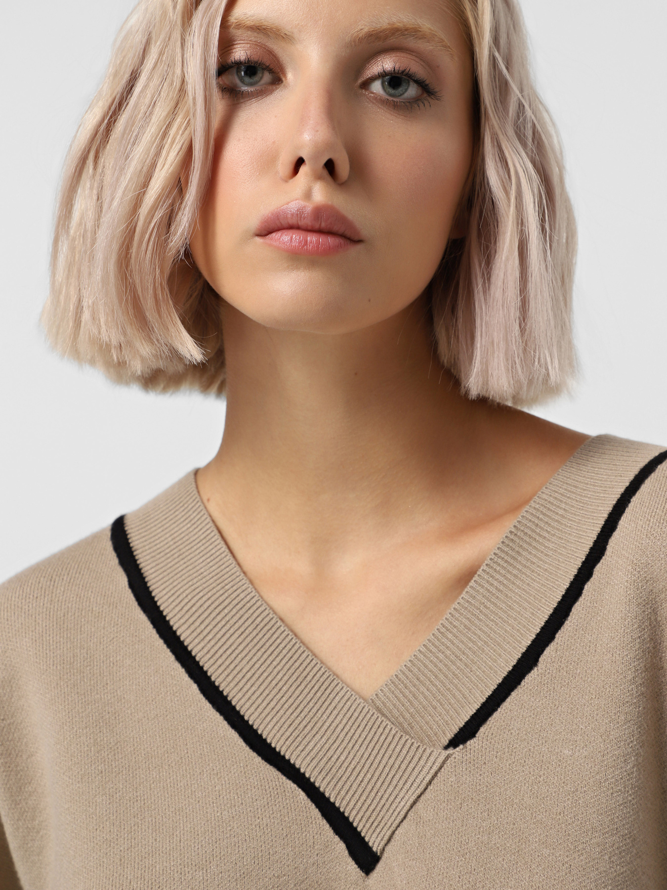 Джемпер Vero Moda модель 10314227_Silver Mink W. BLACK Фото