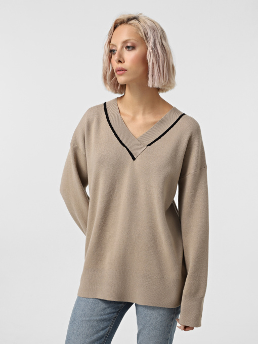 Джемпер Vero Moda модель 10314227_Silver Mink W. BLACK Фото